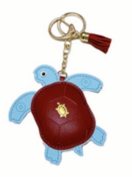 unbranded Accessories - Red & Turquoise Turtle Keychain Bag Charm unbranded - new in packaging